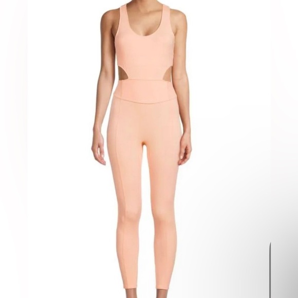 NWOT FP Movement Back It Up Cutout Crisscross Back Jumpsuit Medium - Picture 3 of 11